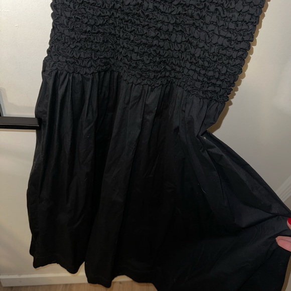 NWOT STAUD Kiera Black Textured Dress Size Medium - Picture 10 of 14